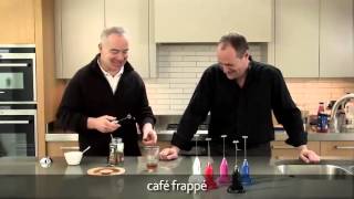 How to make a frappé coffee using an aerolatte milk frother [upl. by Rufford877]