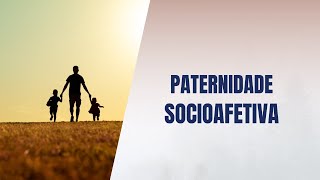 Paternidade socioafetiva [upl. by Karilynn632]