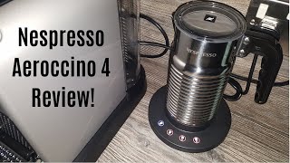 Nespresso Aeroccino 4 Milk Frother Review  Worth upgrading from the Aeroccino 3 [upl. by Mohammad]