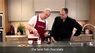 How to make a hot chocolate using an aerolatte milk frother [upl. by Maxentia]