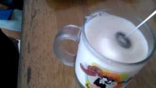 Aerolatte Review Frothing Cold Milk In Under 1 Minute [upl. by Neitsabes149]