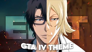 Aizen x Urahara  GTA IV Theme Edit [upl. by Ynnaffit]